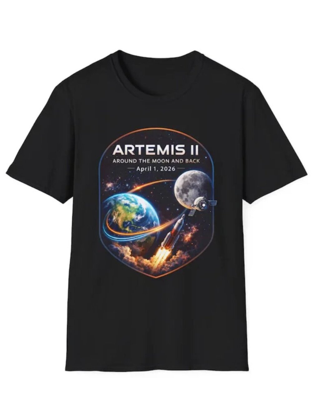 Artemis 2 Journey Around the Moon and Back 2026 T-Shirt 248